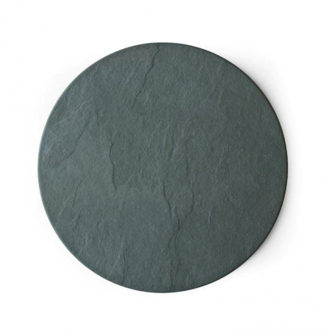 Piatto in ardesia semplice verde